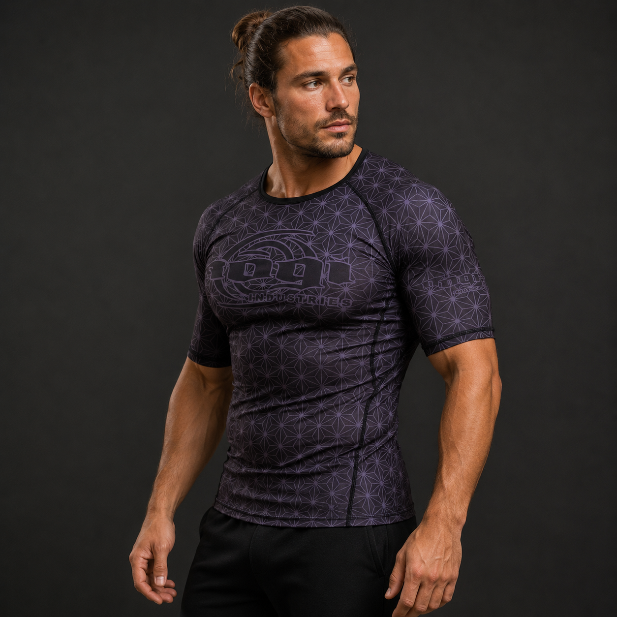 Spectral Short Sleeve Rashguard - Black (SS) by Nogi Industries