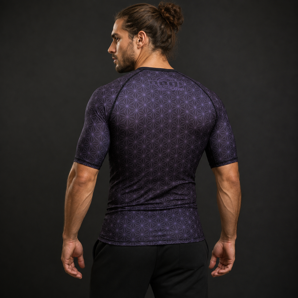 Spectral Short Sleeve Rashguard - Black (SS) by Nogi Industries