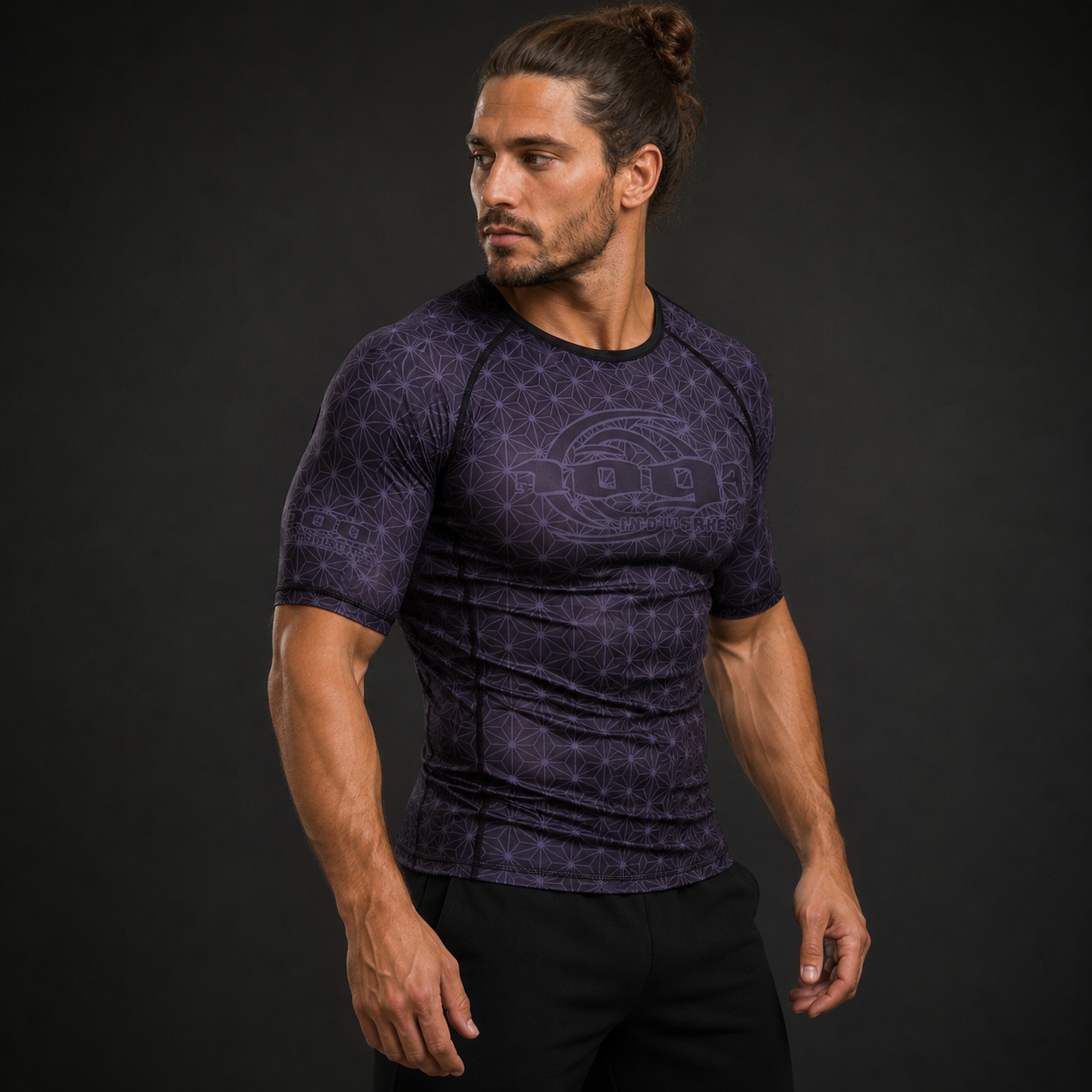 Spectral Short Sleeve Rashguard - Black (SS) by Nogi Industries