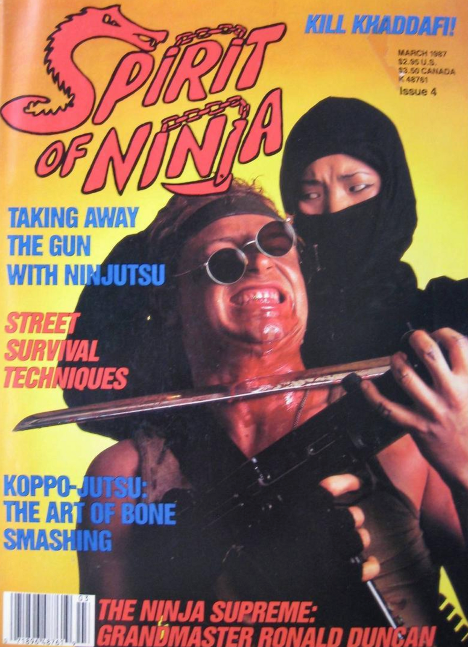 Spirit of Ninja Magazine #4 (1987) (Preowned)