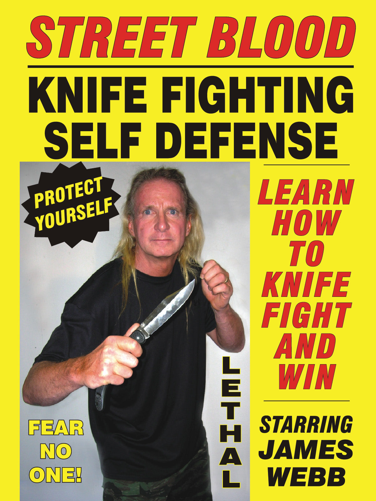 Lucha callejera con cuchillos de sangre con James Webb (bajo demanda)