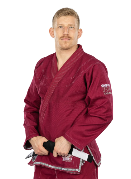 Suparaito Gi - Burgundy by Fuji Sports