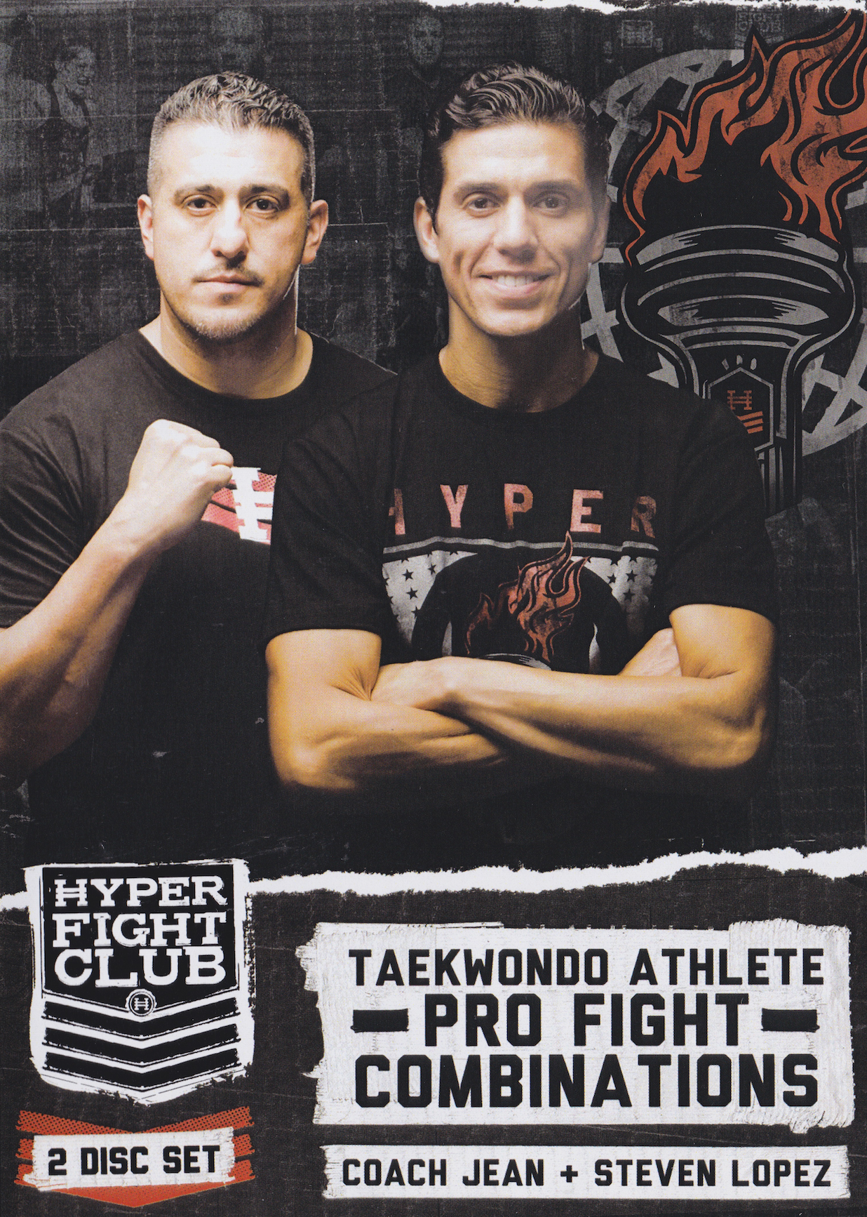 Taekwondo Athlete Pro Fight Combinations 2 DVD Set by Coach Jean & Steven Lopez (Preowned)