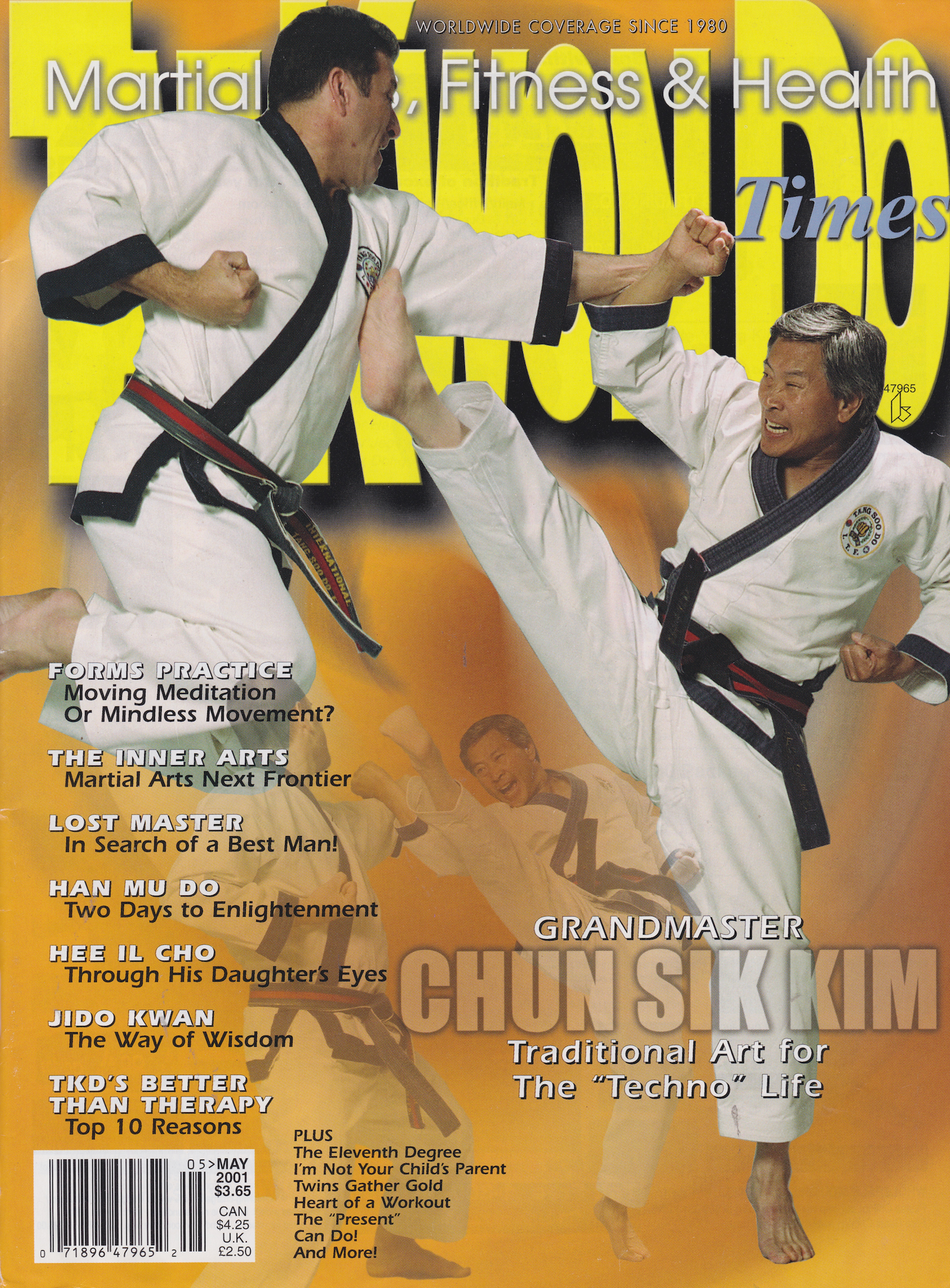 Taekwondo Times Magazine May 2001 (Preowned)