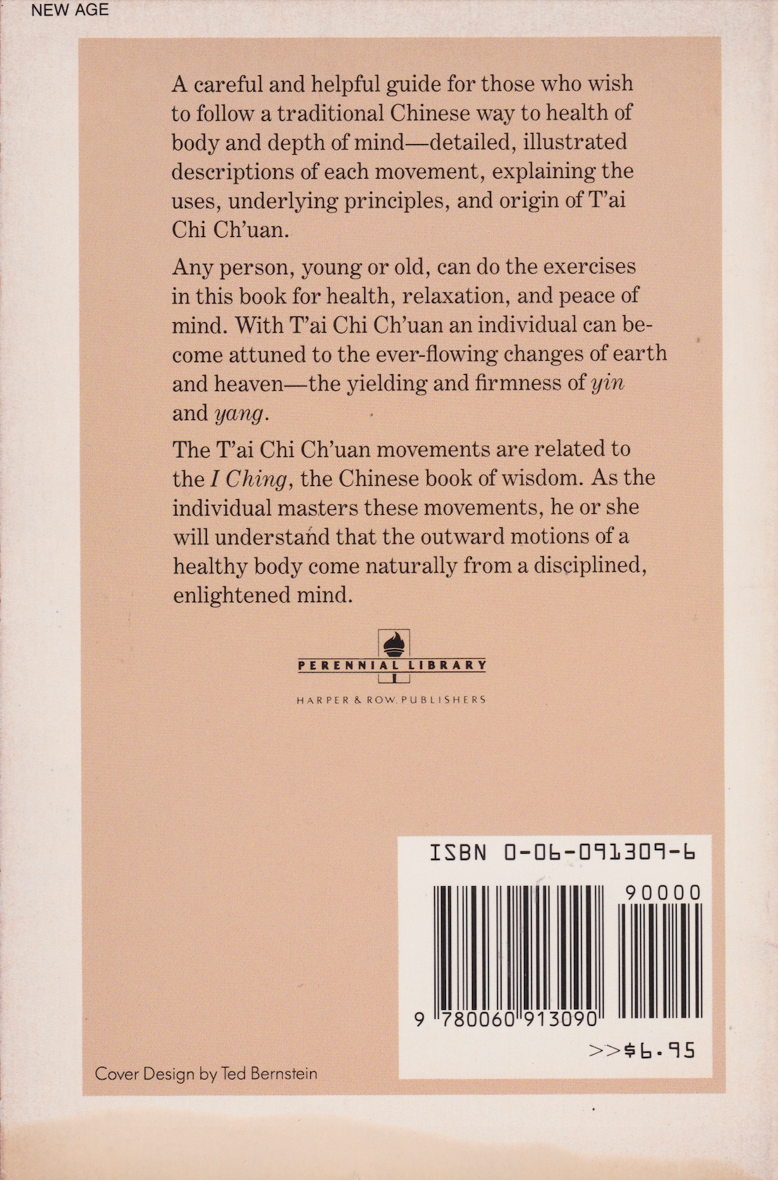 Tai Chi Chuan & I Ching Book by Da Liu (Preowned)