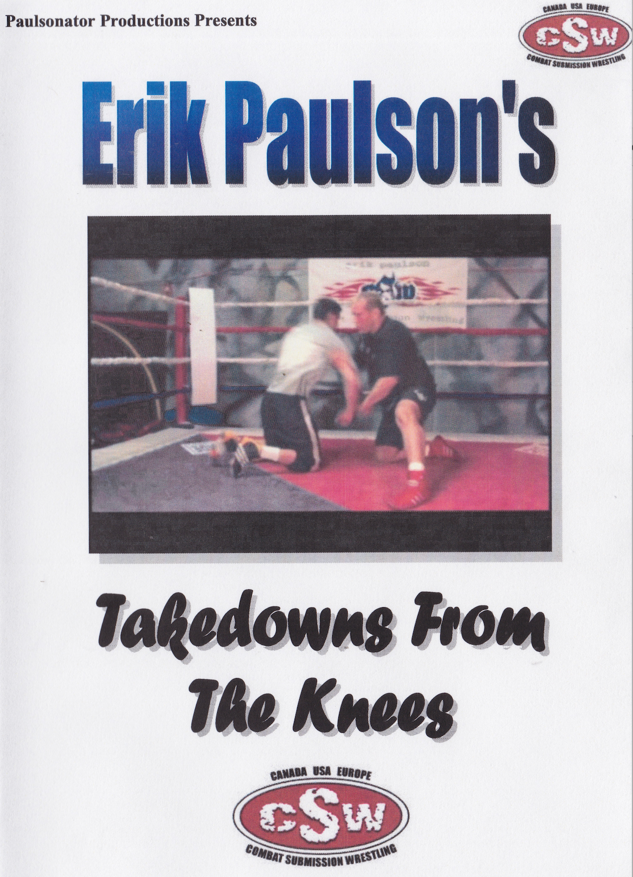 Takedowns From The Knees DVD by Erik Paulson