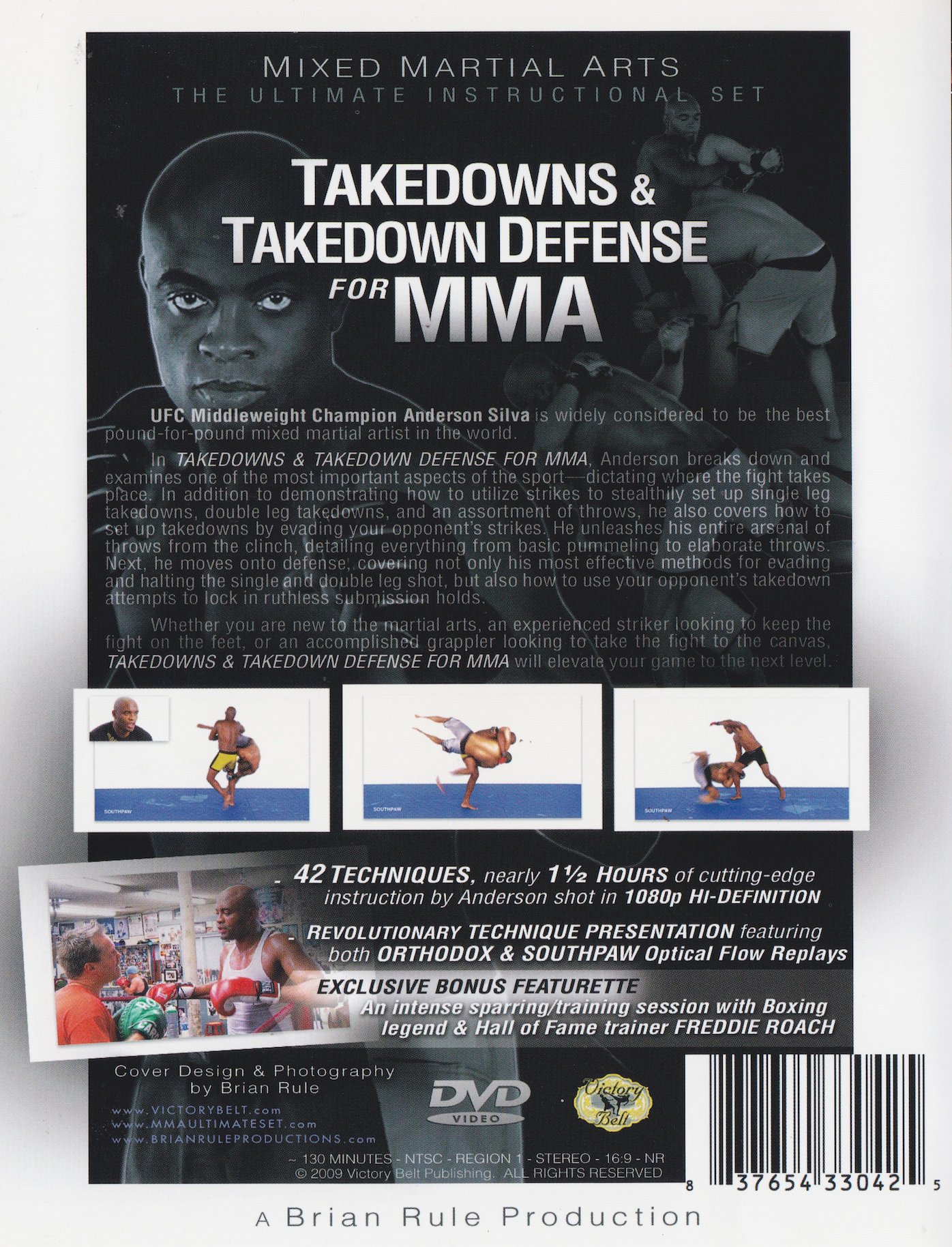 Takedowns & Takedown Defense for MMA DVD with Anderson Silva