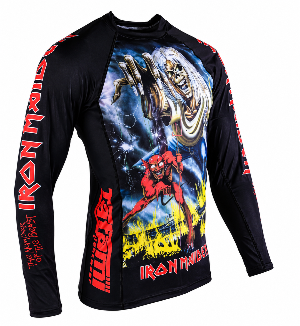 Tatami X Iron Maiden Number of the Beast Rash Guard