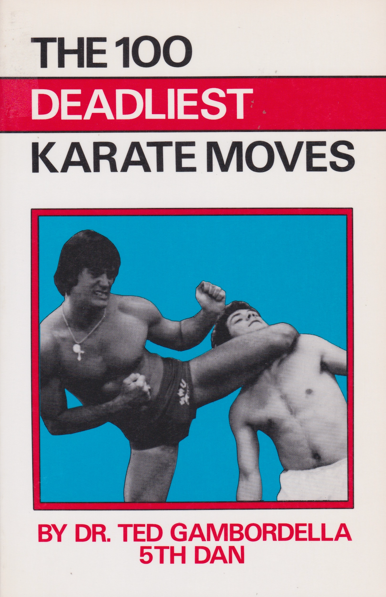 The 100 Deadliest Karate Moves Book by Ted Gambordella (Preowned)