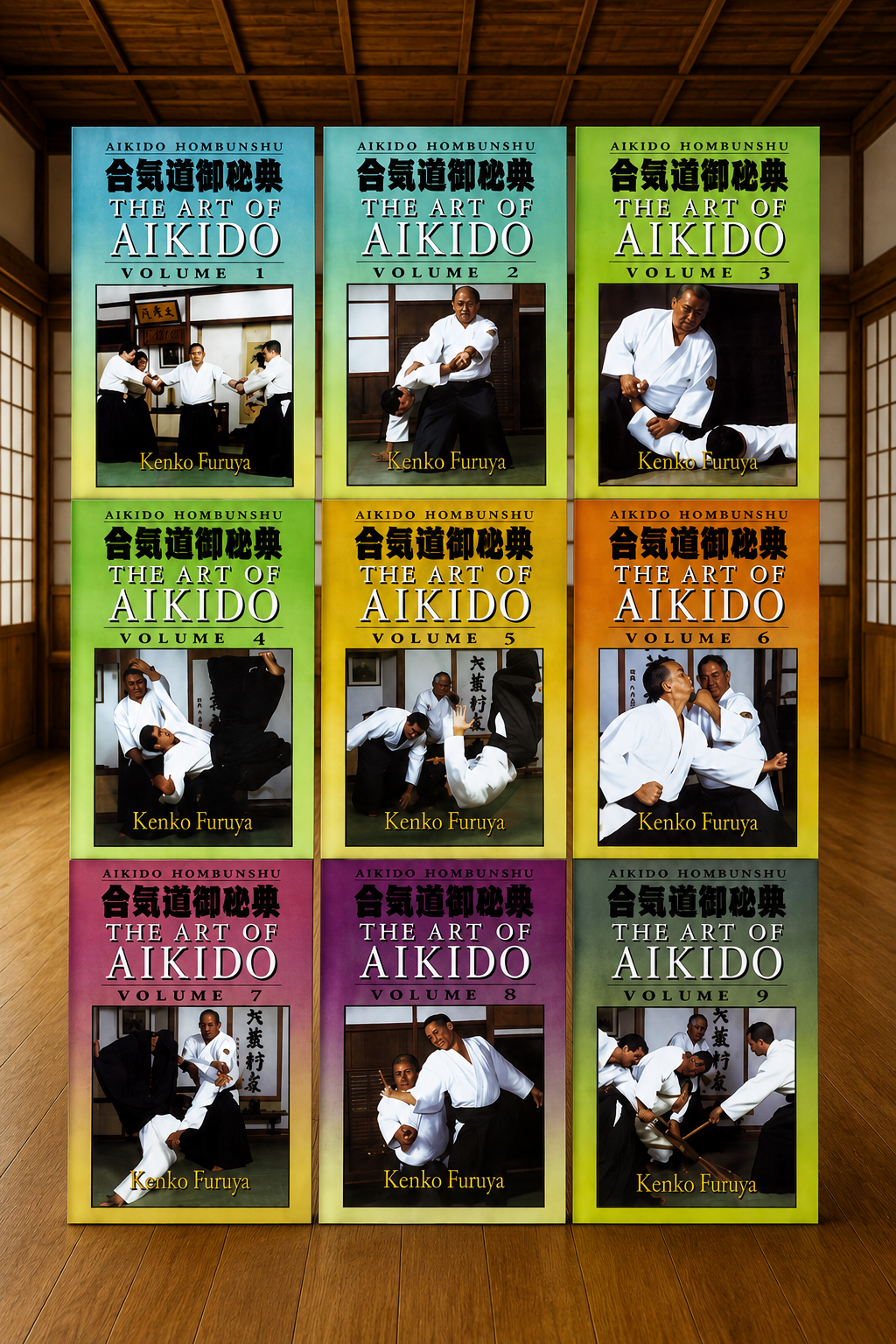 The Art of Aikido 9 DVD Set with Kensho Furuya