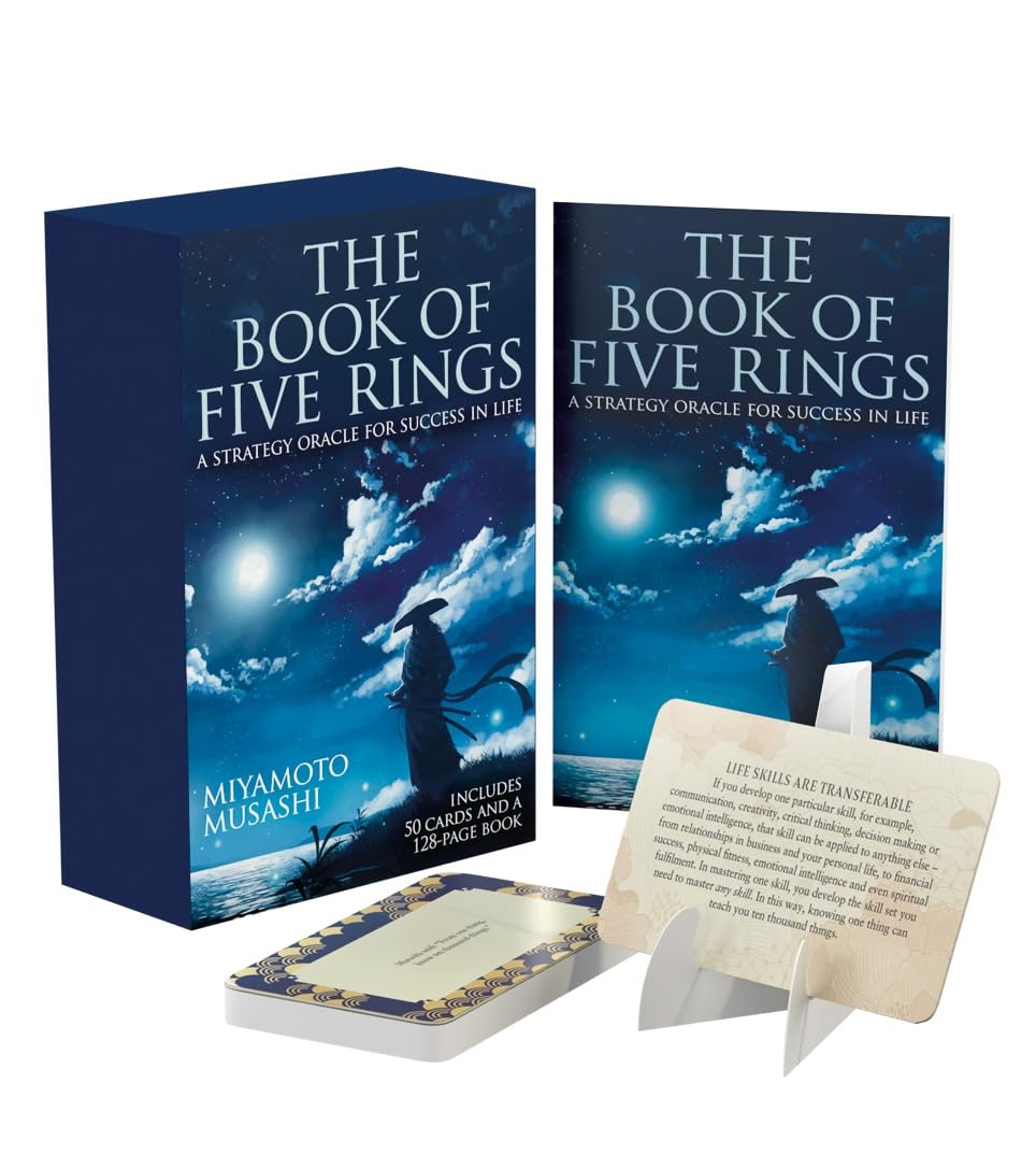 The Book of Five Rings Book & Card Deck: A Strategy Oracle for Success in Life: Includes 50 Cards and a 128-Page Book by Miyamoto Musashi