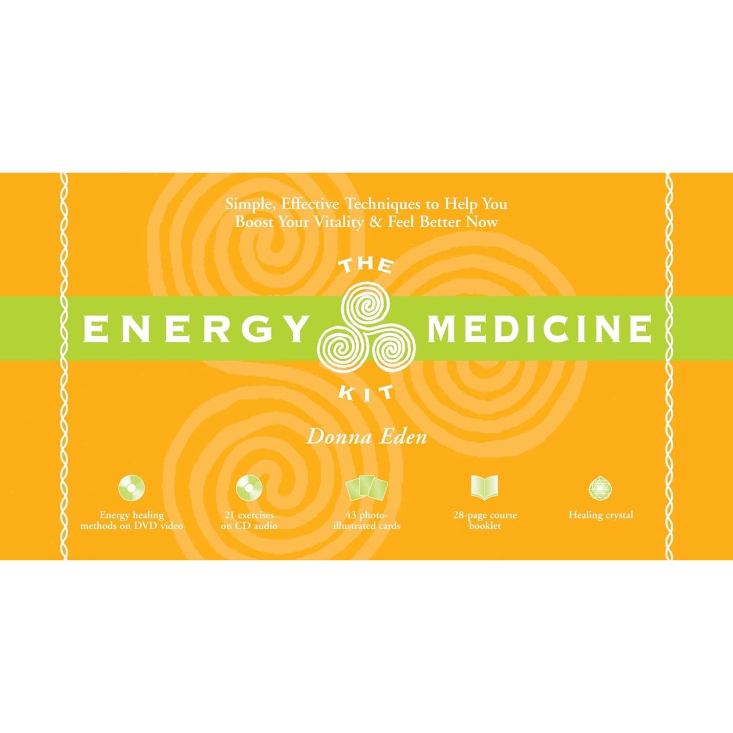 The Energy Medicine Kit DVD CD Book & Cards by Donna Eden (Preowned)