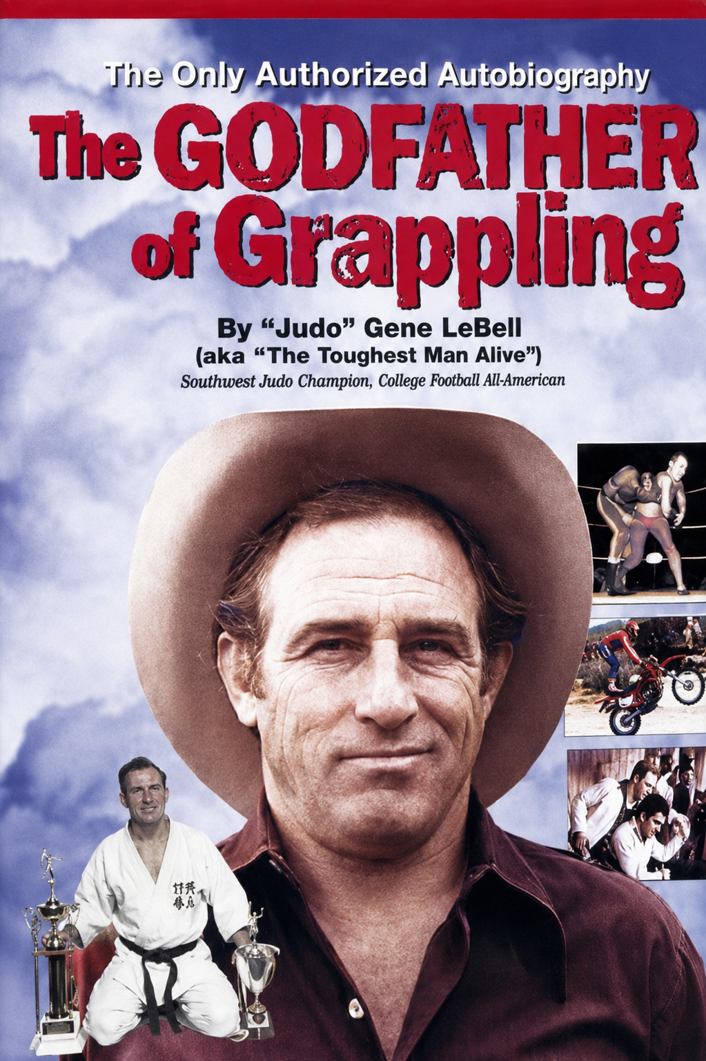 The Godfather of Grappling Book by Gene LeBell (Hardcover) (Preowned)