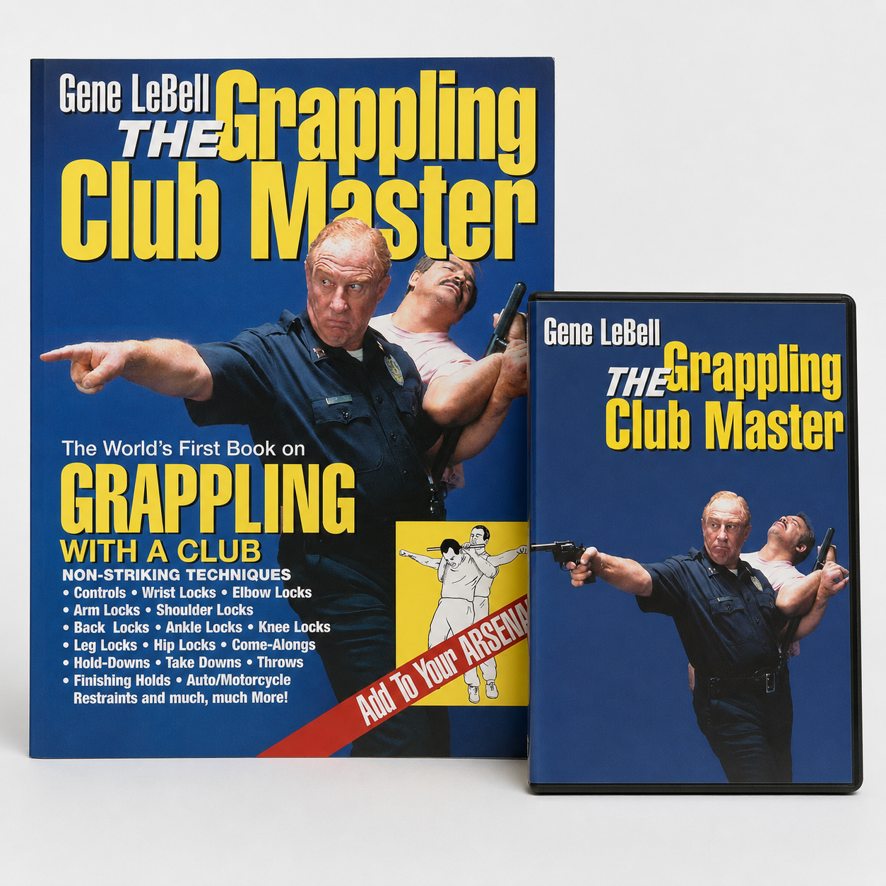 The Grappling Club Master Book & 2 DVD Set by Gene LeBell (Preowned)