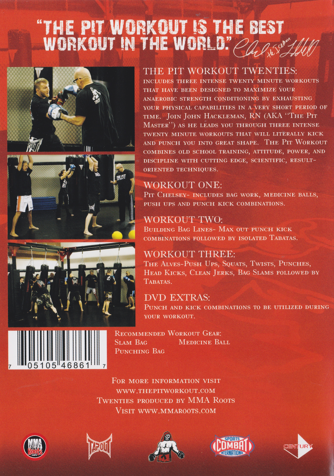 The Pit Workout: Twenties DVD by John Hackleman (Preowned)