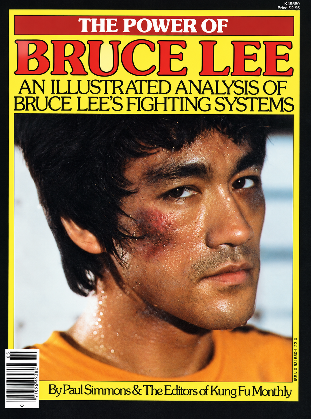 The Power of Bruce Lee: An Illustrated Analysis of Bruce Lee's Fighting Systems Mag by Paul Simmons (Preowned)