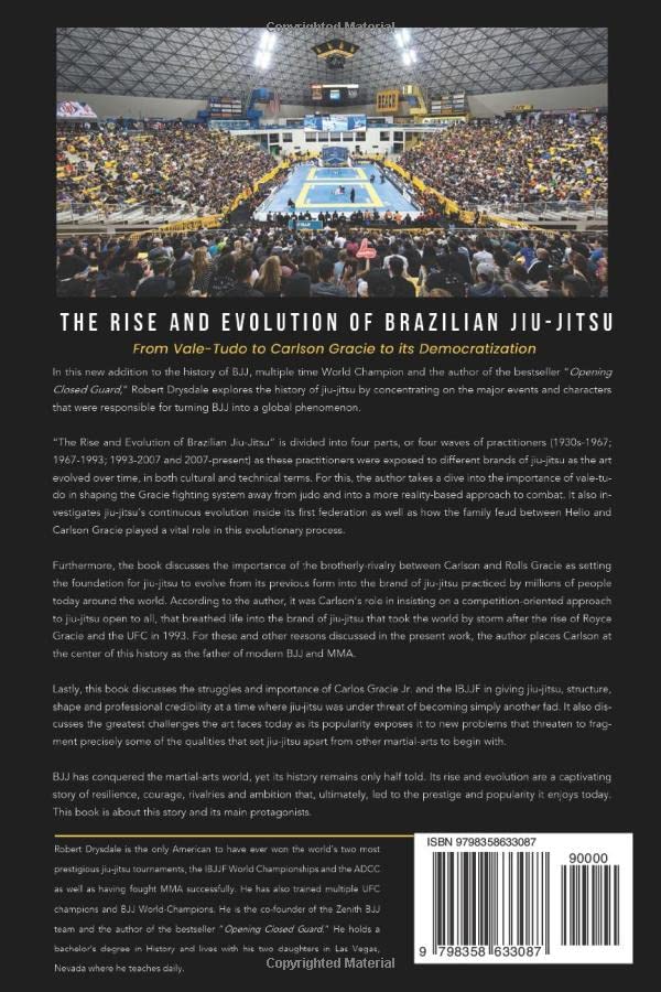 El ascenso y la evolución del Jiu-Jitsu brasileño: del Vale-Tudo a Carlson Gracie y su democratización Libro de Robert Drysdale