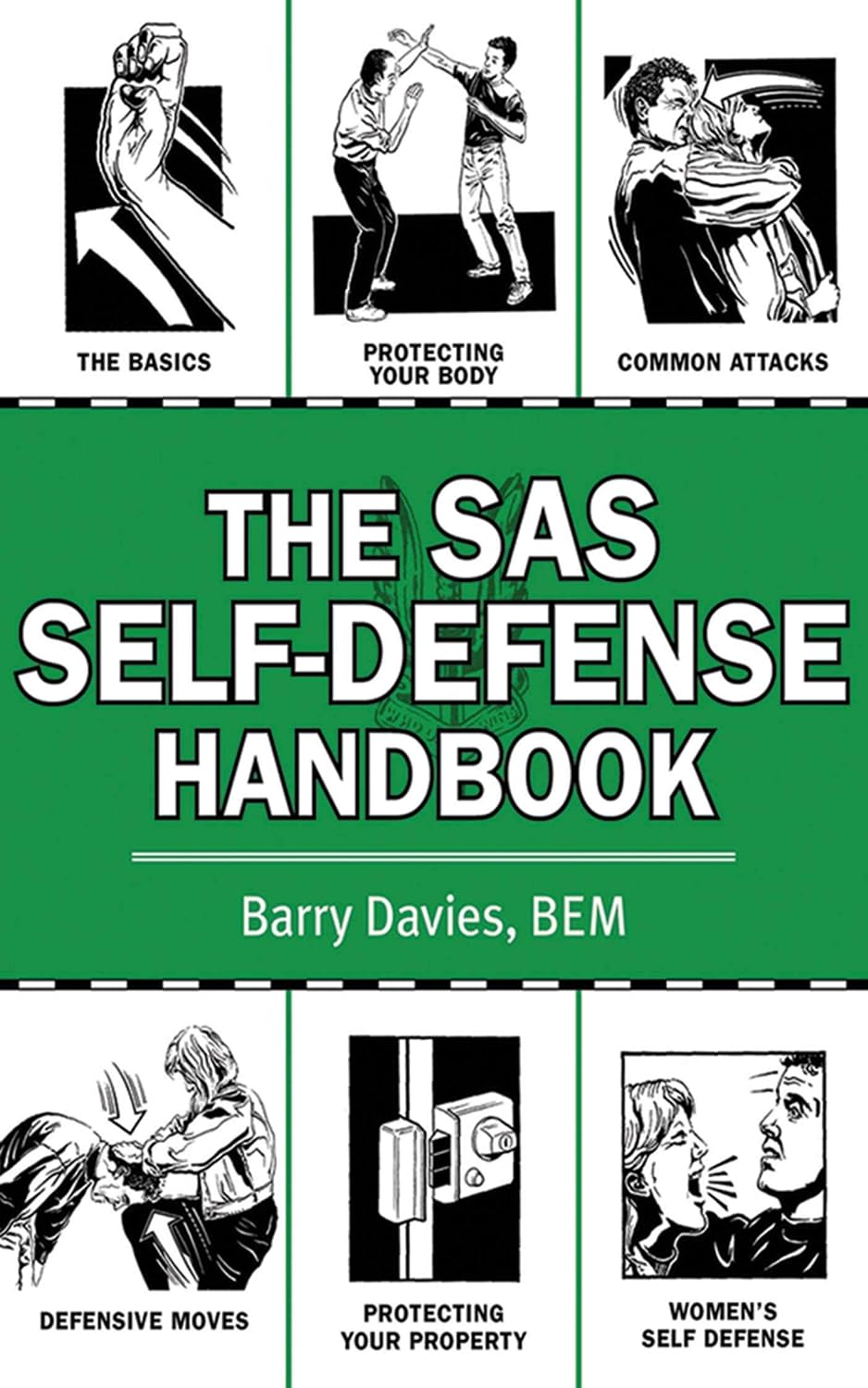 The SAS Self-Defense Handbook Book by Barry Davies (Preowned)