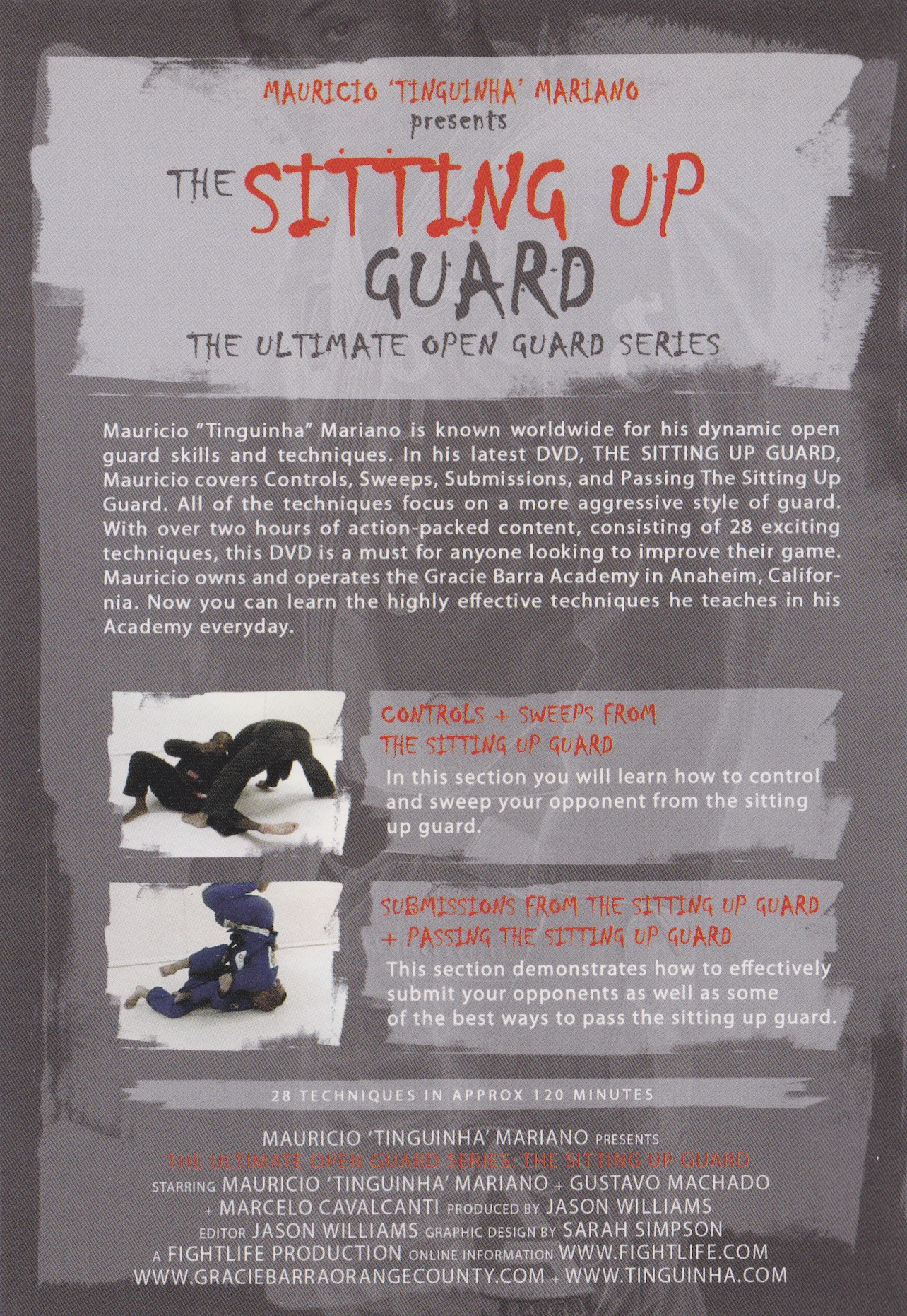 The Ultimate Open Guard Series: The Sitting Up Guard DVD by Mauricio Tinguinha Mariano (Preowned)