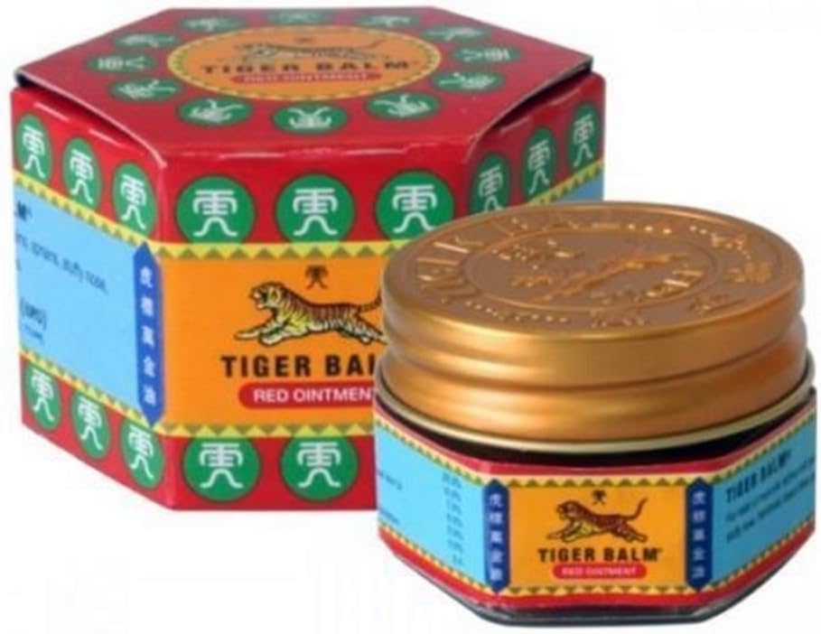 Tiger Balm Red Extra Strength Pain Relieving Ointment, 10g