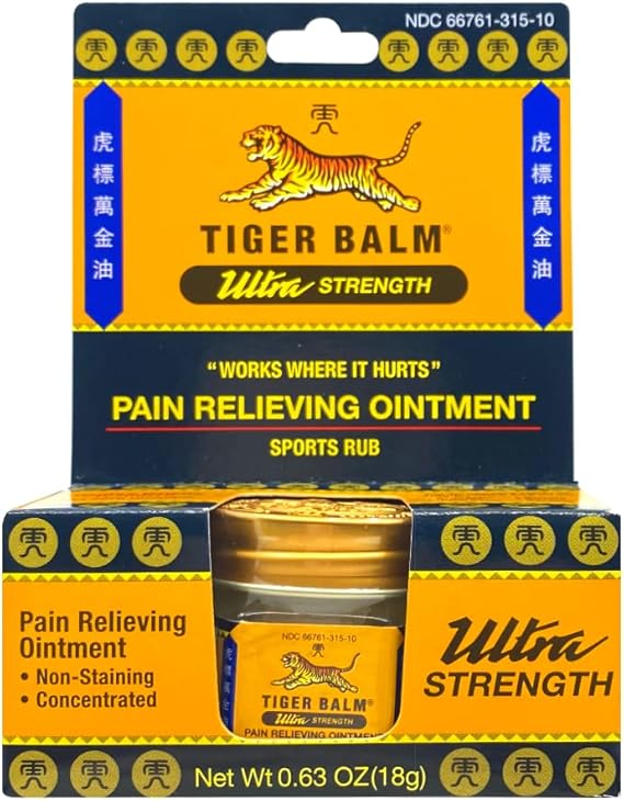 Tiger Balm Ultra Strength 0.63 oz (Pack of 2)