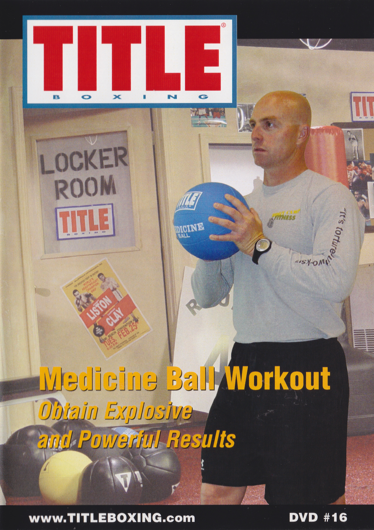 Title Boxing DVD 16 Medicine Ball Workout with Michael Rutherford (Preowned)
