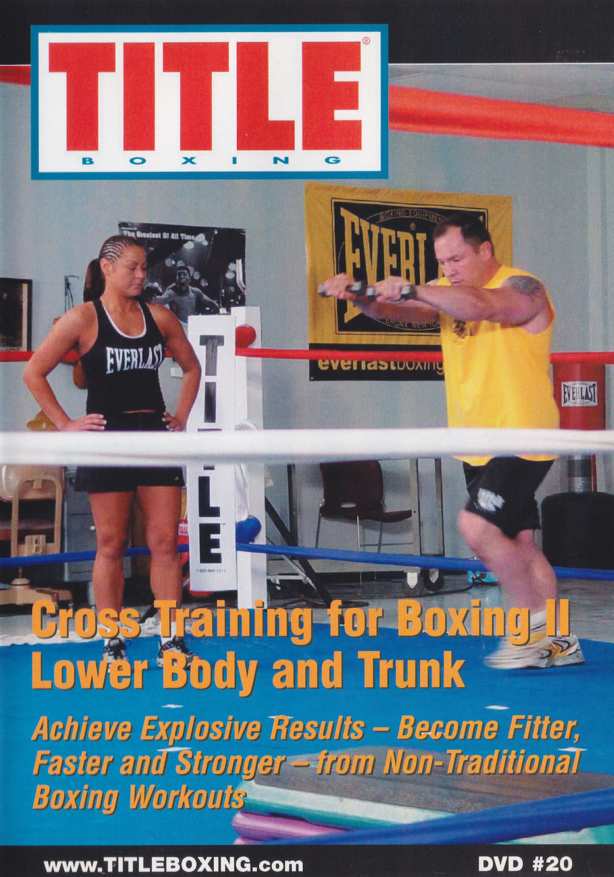 Title Boxing DVD 20 Cross Training for Boxing II Lower Body & Trunk (Preowned)