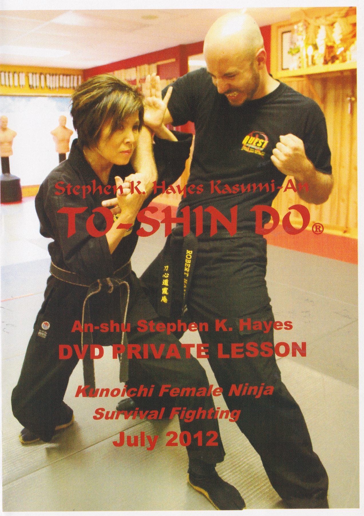 To-Shin Do Kunoichi Female Ninja Survival Fighting DVD with Rumiko Hayes
