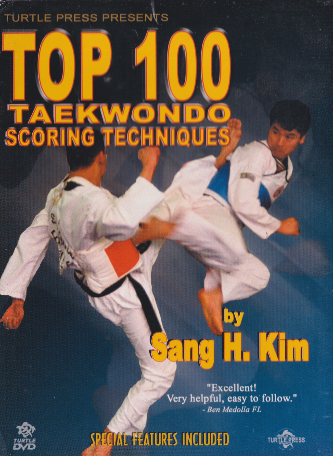 Top 100 Taekwondo Scoring Techniques DVD by Sang Kim (Preowned)