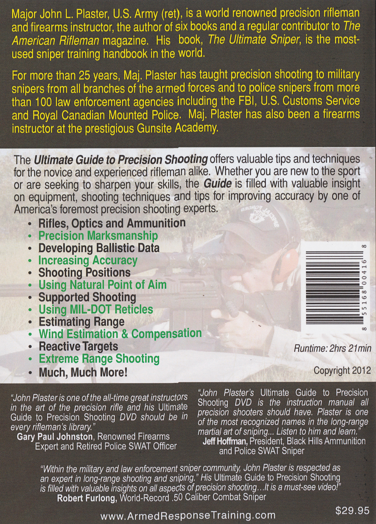 Ultimate Guide to Precision Shooting DVD by John Plaster