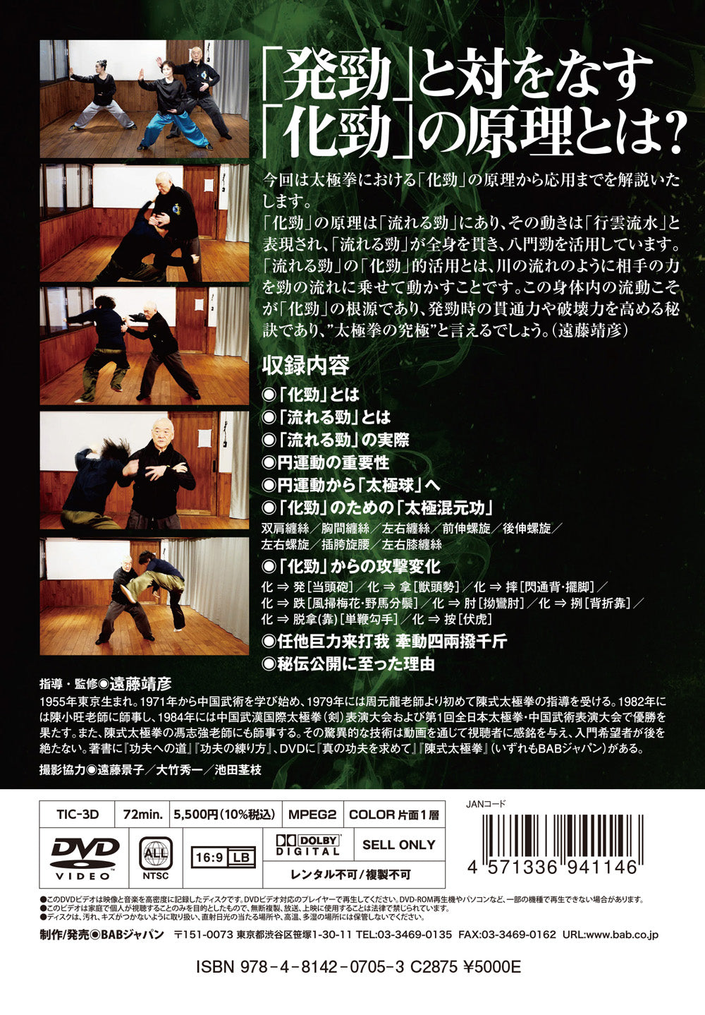 Ultimate Taijiquan Technique: Neutralizing Opponent's Power DVD by Seigen Endo