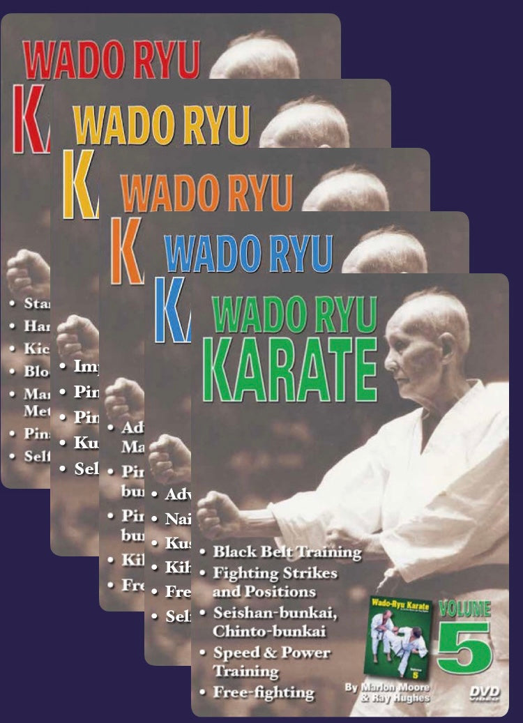 Wado Ryu 5 DVD Set by Marlon Moore & Ray Hughes