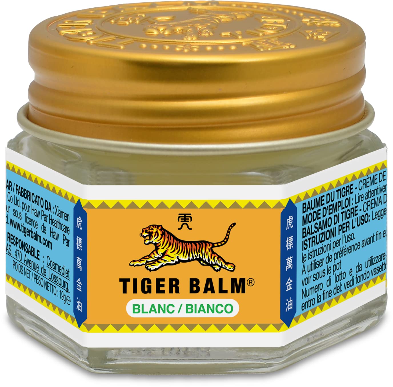 White Tiger Balm Headache Relief Cream 18G Pot