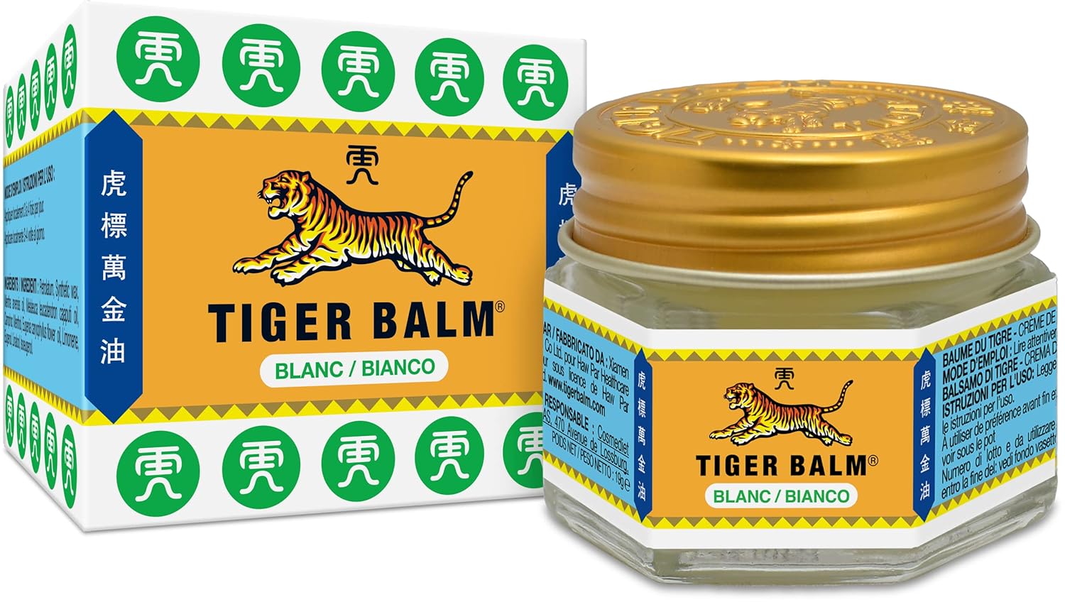 White Tiger Balm Headache Relief Cream 18G Pot