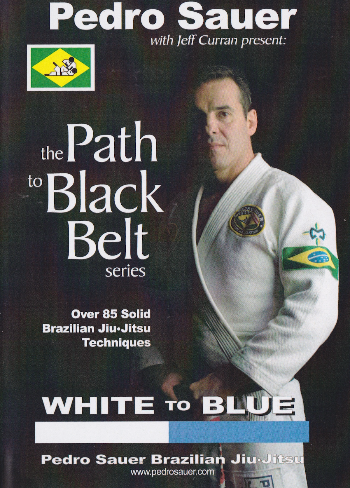 White to Blue BJJ Training 2 DVD Set with Pedro Sauer (Preowned)