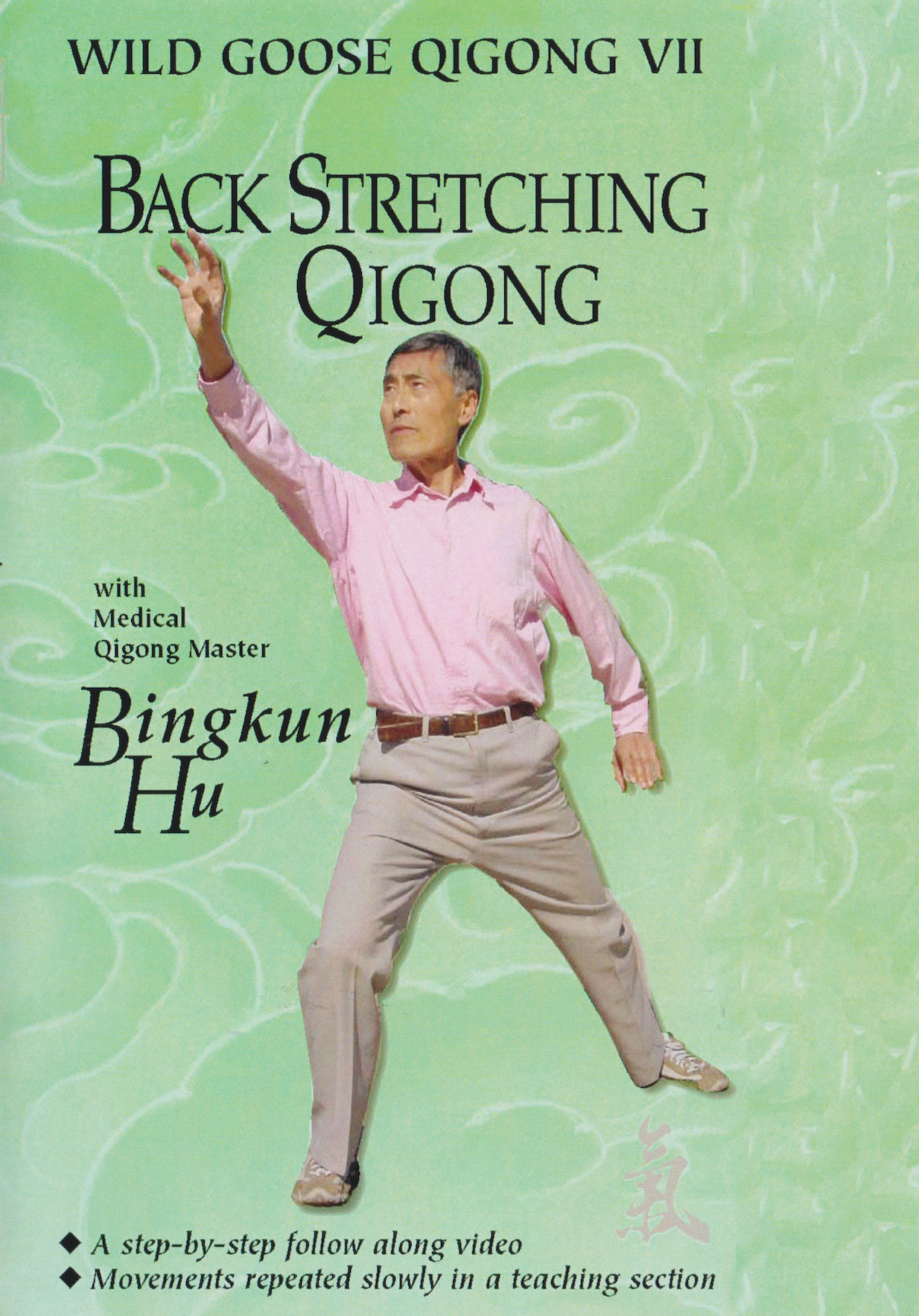 Wild Goose Qigong VII Back Stretching Qigong DVD by Bingkun Hu (Preowned)