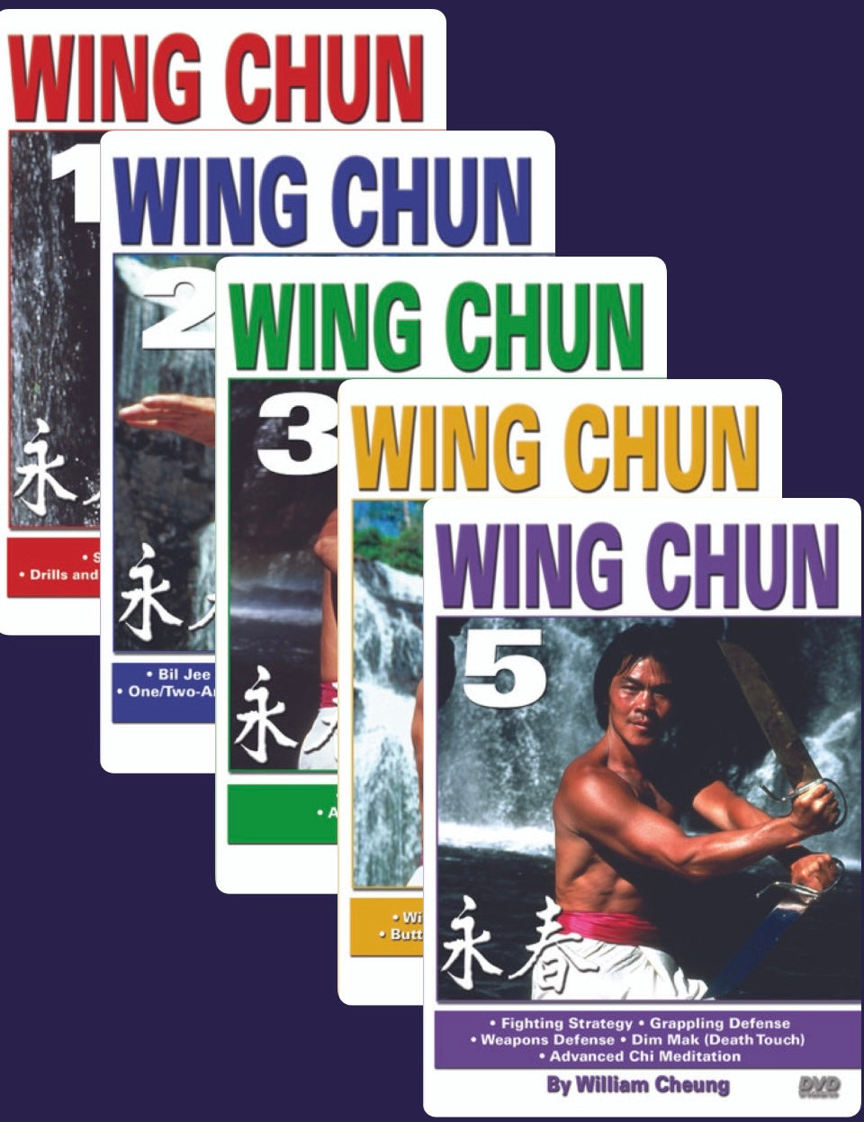 Wing Chun 5 DVD Set by William Cheung