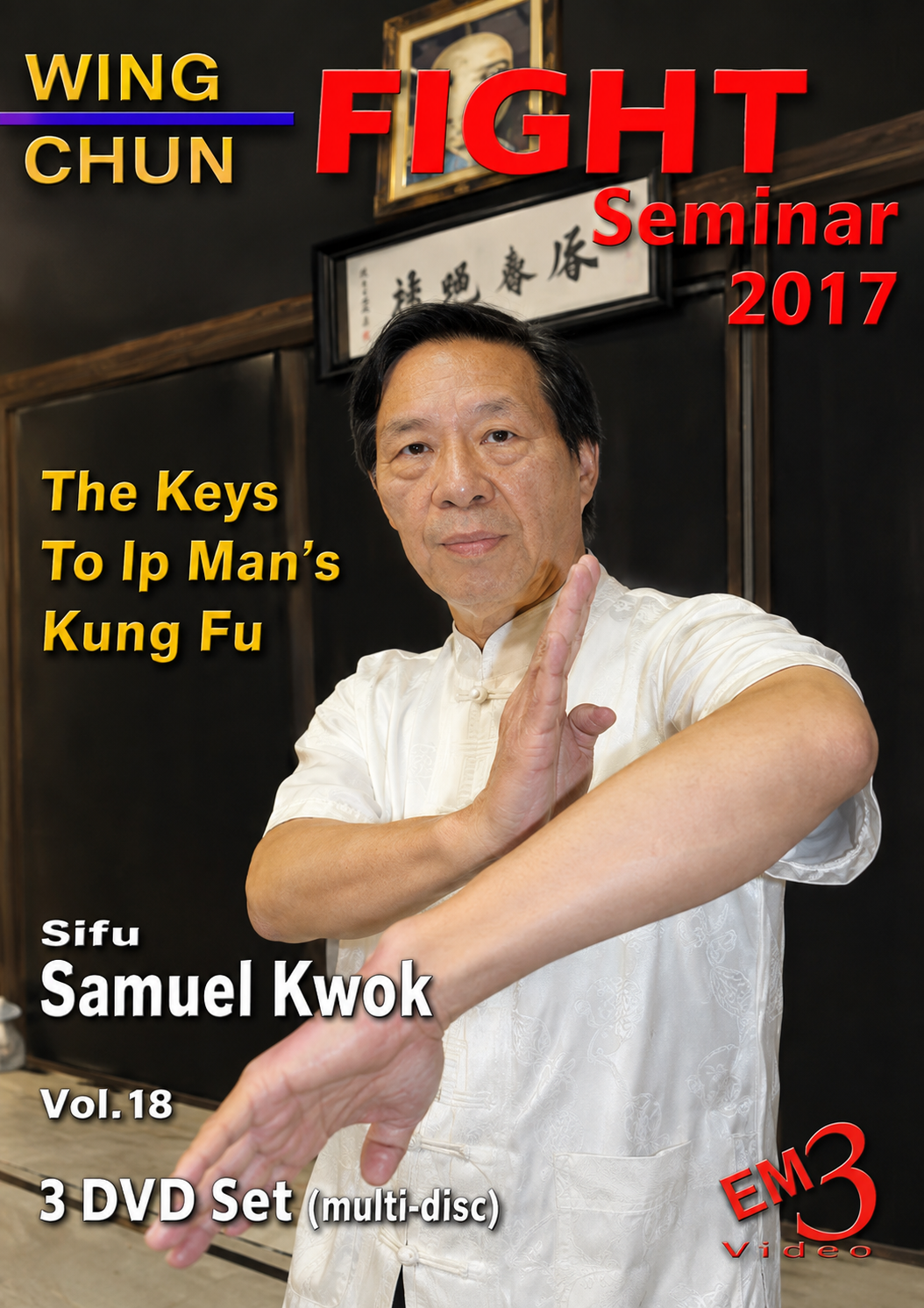 Wing Chun Fight Seminar 2017 Long Beach 3 DVD Set with Samuel Kwok