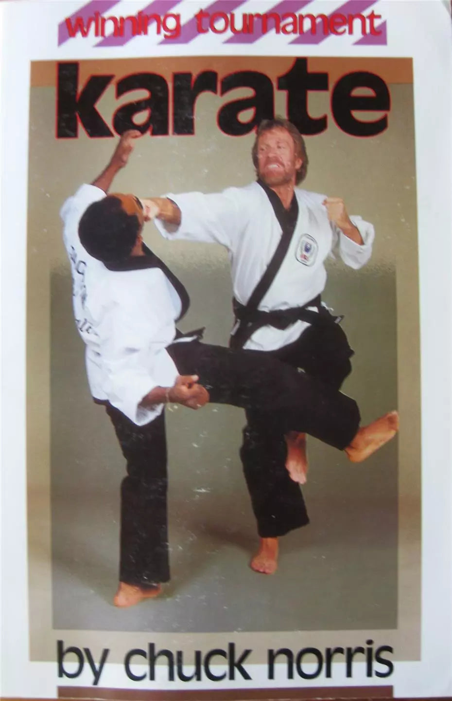 Winning Tournament Karate Book By Chuck Norris (Preowned)