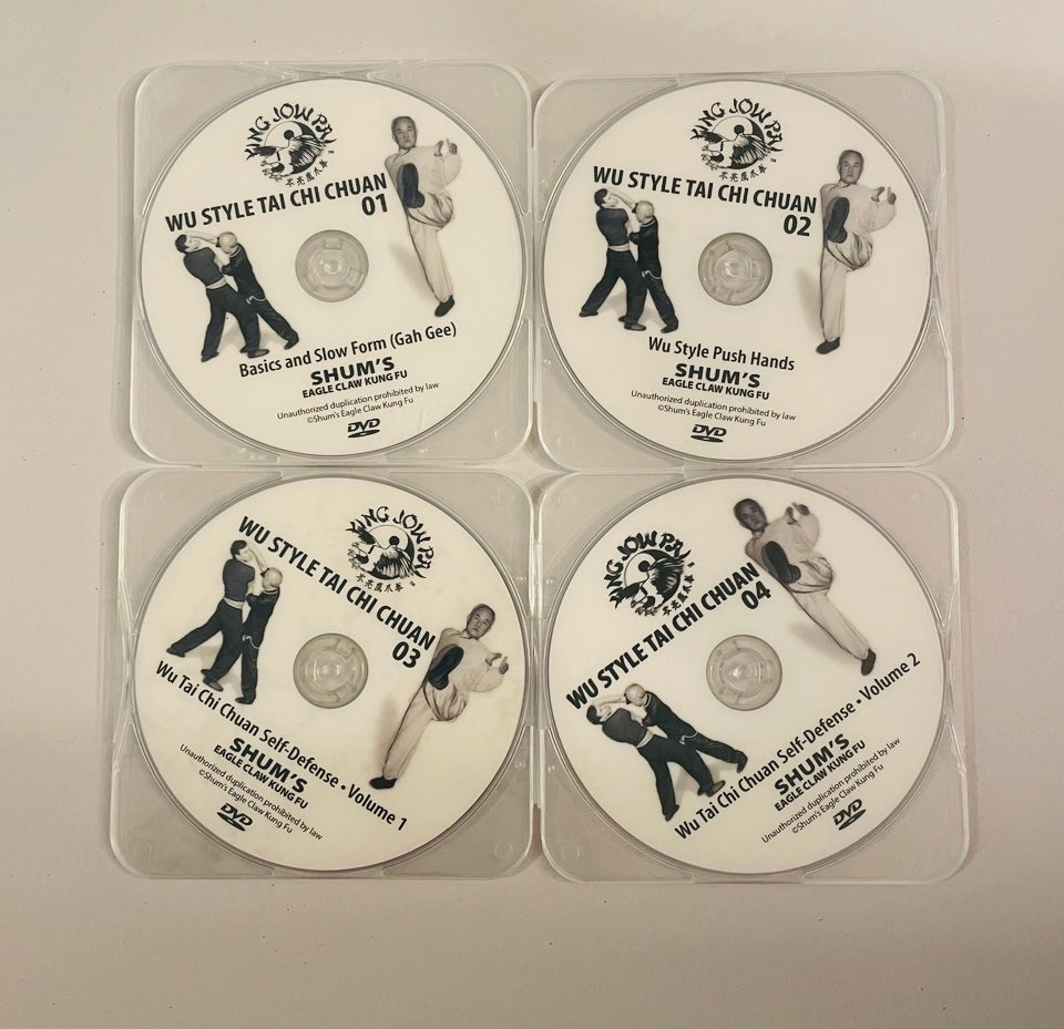 Wu Style Tai Chi Chuan 4 DVD Set by Shum Leung (Preowned)