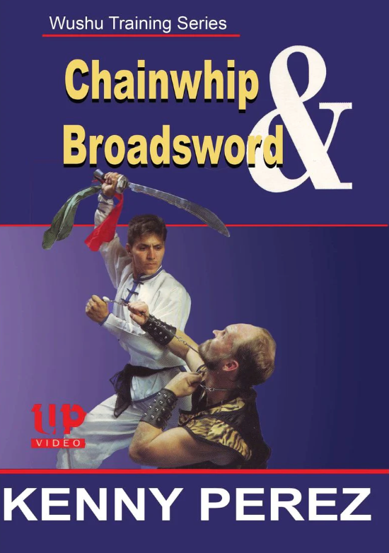 DVD de látigo y espada ancha de cadena de entrenamiento de Wushu de Kenny Perez