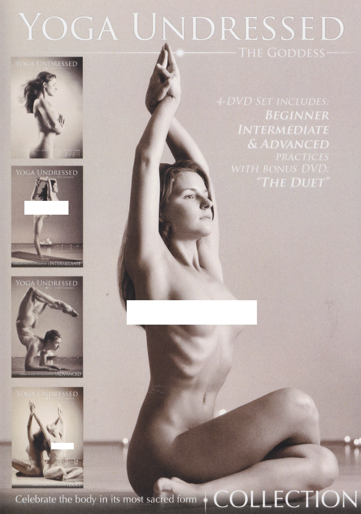 Yoga Undressed The Collection 4 DVD Set