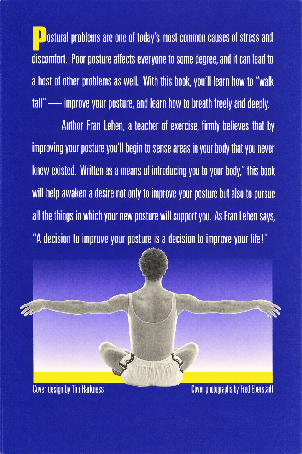 How to Improve Your Posture Book by Fran Lehen (Preowned)