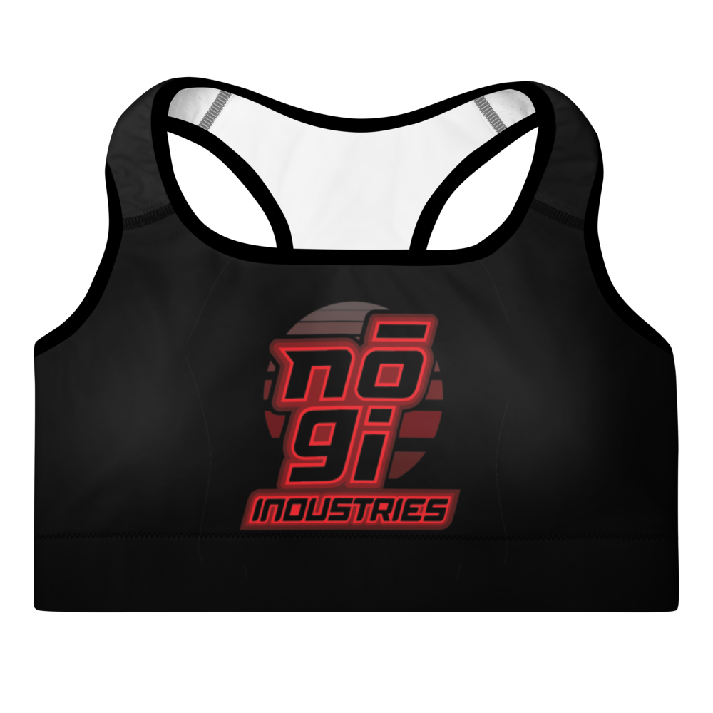 7Four BLACK Padded Sports Bra by Nogi Industries