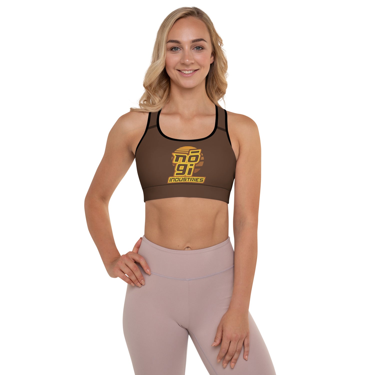 7Four BROWN Padded Sports Bra by Nogi Industries