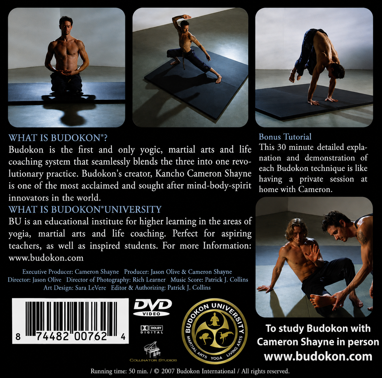 Budokon Flow & Flexibility DVD by Cameron Shayne (Preowned)