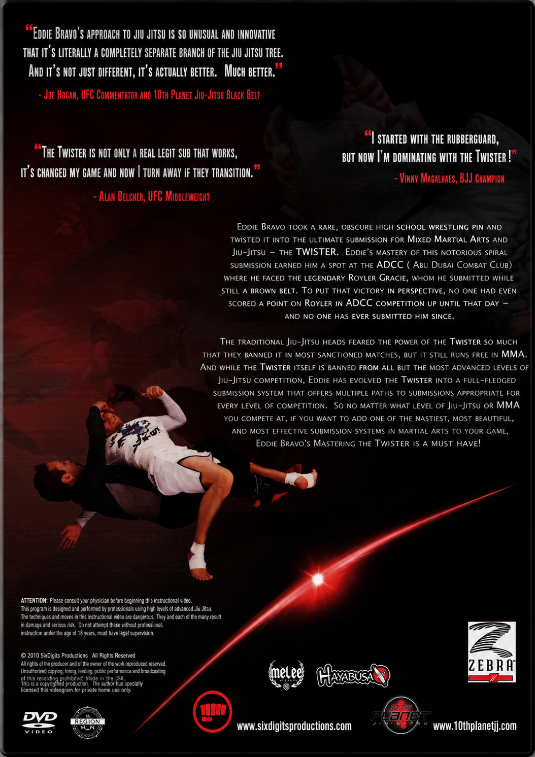 Mastering the Twister DVD by Eddie Bravo (Preowned)