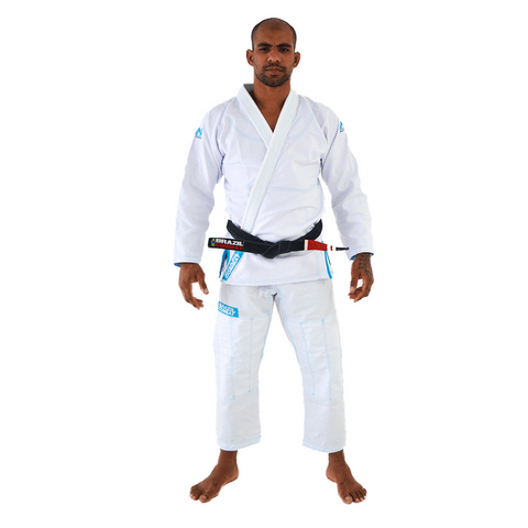Makeweight BJJ Kimono by Brazil Combat - IBJJF Certified - WHITE