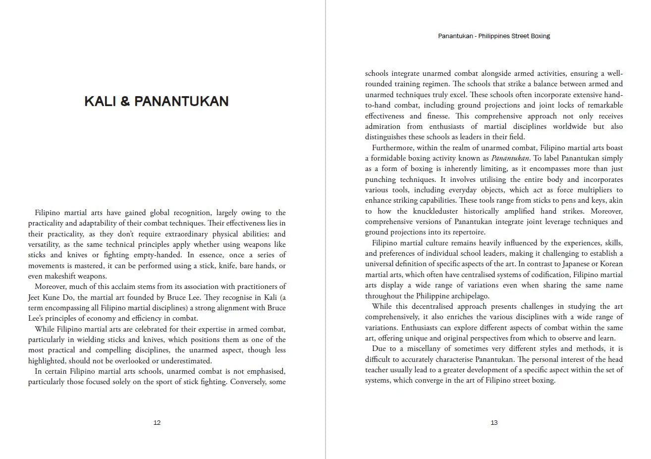 Panantukan: Philippines Street Boxing Book by Maurizio Maltese