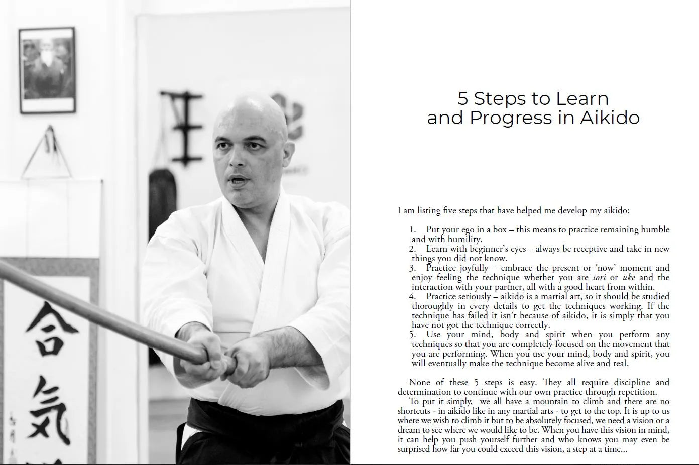 Aspire Aikido Book by Nick Regnier